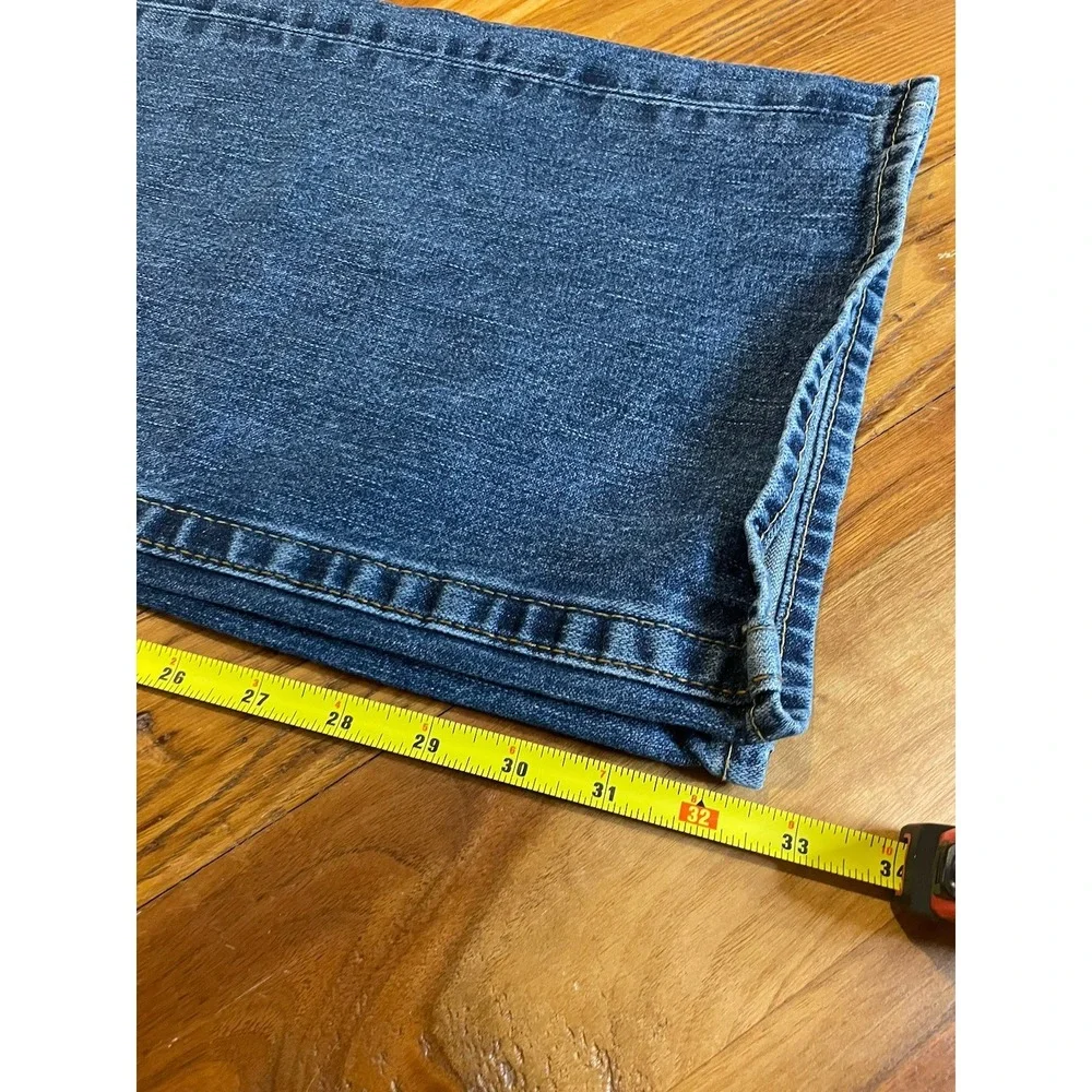 True Religion Jeans Mens 40x32 Ricky Relaxed Straight Leg Denim Medium Wash